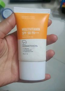 Dermatouch Multivitamin SPF 50 Sunscreen Gel