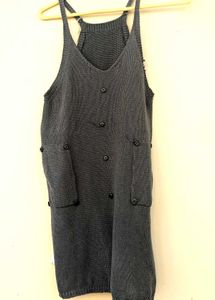 Button-Down Knit Romper