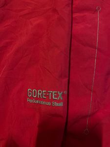 Bright Red Gore-Tex Hooded Jacket