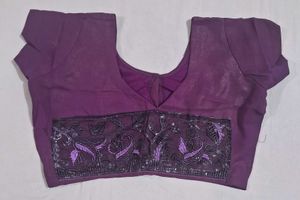 Beautiful Wine shade Saree (with blouse)