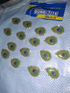 Peacock Eye Embellishments dress material