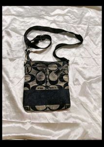 Coach Signature Pattern Crossbody Bag