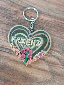 Friendship Heart Keychain