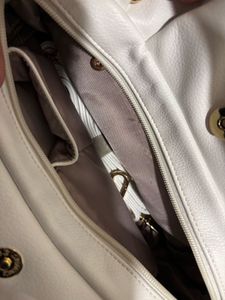 Stylish White Hobo Bag