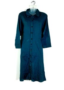 Teal Green Dress For Women's