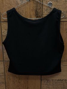 2 Stylish Sleeveless Black &amp; Teal Top