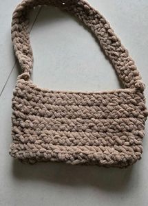 Chunky Knit Shoulder Bag