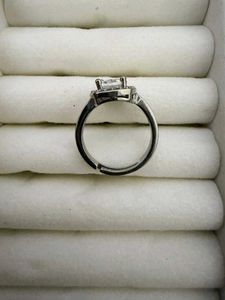 Sparkling Cushion Cut Engagement Ring