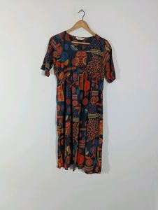Black Printed Casual Kurta (Women)