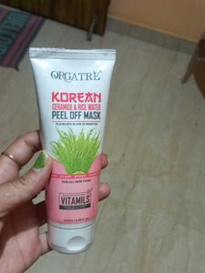 Orgatre Korean Ceramide & Rice Water Peel Off Mask