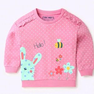 Polka Dot Print Round Neck Sweatshirts 👕