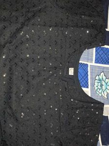 Elegant Navy Blue Kurti Set