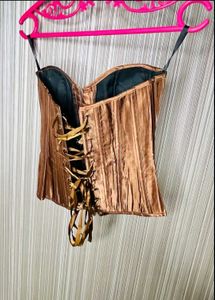 Shiny Corset Top