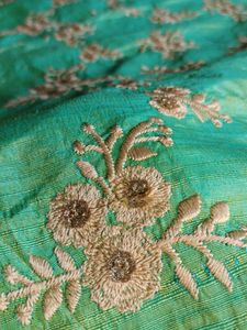 Green Blue silk Lehenga Choli