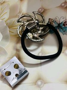 Womane Earrings &amp; Hair Band