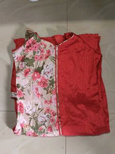 Floral Print Kurta