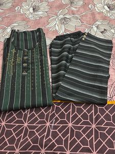 Stylish Striped Kurta Set