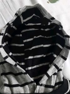 Free Delivery!!Striped Hooded Romper