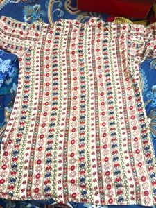 Vibrant Ethnic Print Kurta