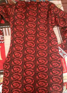 Red &amp; Black Kurta WINTER SALE
