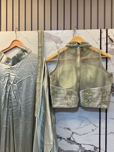 SALE PRICE!! Designer Label- Pure Silk Lehenga Ski