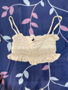 Cute Smocked Crop Top