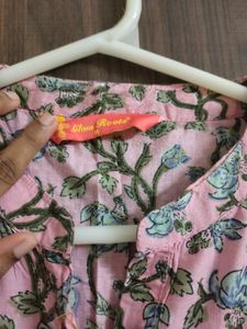 Pink Anarkali Kurta