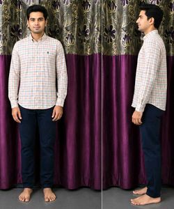 Men's Classic Plaid Button-Down Shirt