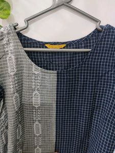 Navy Blue - Aurelia Straight Fit Kurta