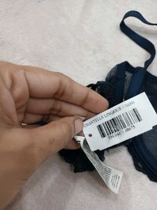 Beautiful Navy embroidery Bra
