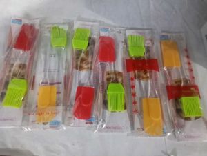 6 Set Combo Silicone Baking Brush & Spatula