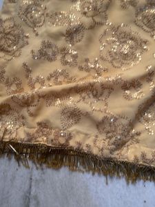 Yellow Sequined Kurta Set with Dupatta