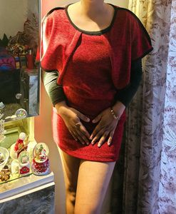 Festive Red Mini Dress or top