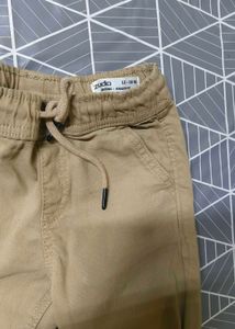 Kids Tan Jogger Pants