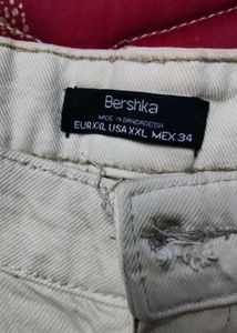 Men's Cargo Jeans - Light Beige