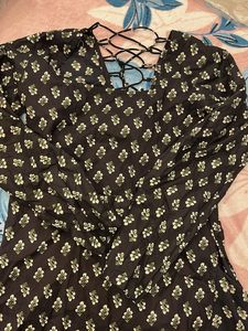Floral Print Long Sleeve Top