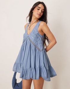 ASOS Design Boho Style Mini Dress