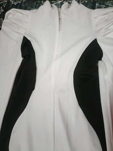 Chic Color Block Bodycon Dress