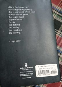 Milk and Honey by Rupi Kaur