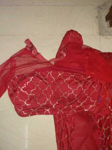 Red & Gold Indian Outfit