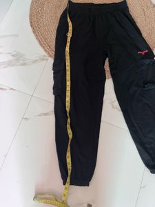 Black Cargo Jogger Pants
