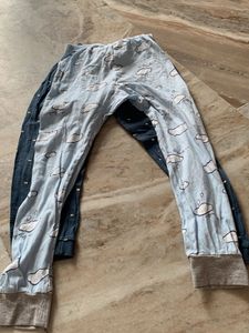 2 Cute Cloud Pajama Pants Set