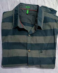 Branded Half Sleeves Men Shirt Slim Fit