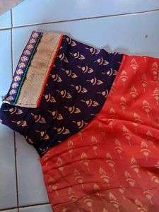 "DISCOUNT OFFER"Printed Saree With Blouse