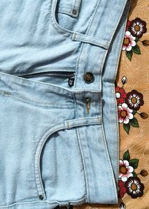 Light Wash Wide Leg Jeans