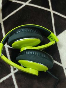 Neon Green Headphones