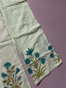 its is floral print kurti set its is osum work its cotton kurti set xxl size