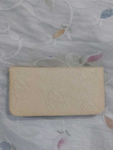 Elegant Clutch with Rhinestone Bow