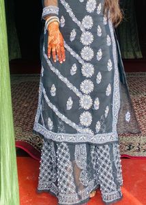 Lucknowi Sharara With Shirt