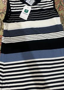 New Striped Sleeveless Top